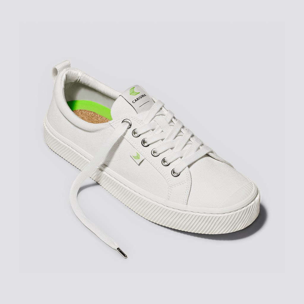 OCA LOW Cariuma Low Top Tela Vegan Off-White Femme | ZQW-6408707